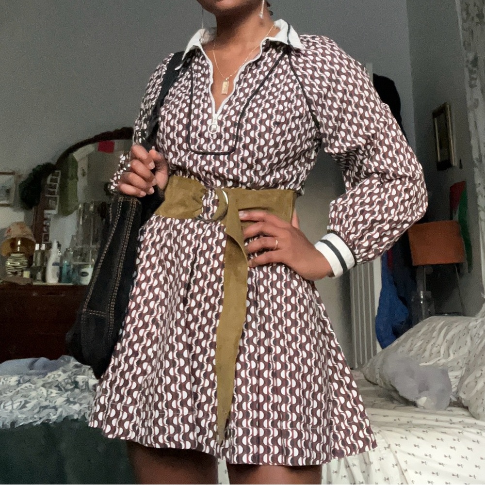 Maeve Patterned Shirt Dress